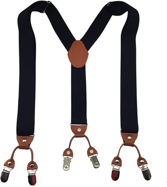 Mens Formal Dress Suspenders Wide 