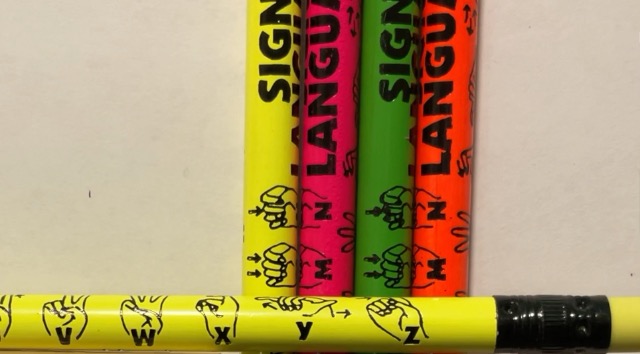 Amazon.com : Sign Language Pencils (144 Pencils) : Office Products