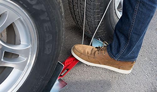 Fastway ONESTEP Wheel Chock Double Pack for Tandem Axle Trailers and RVs-16 Inches to 24 Inches Long-Qty 2