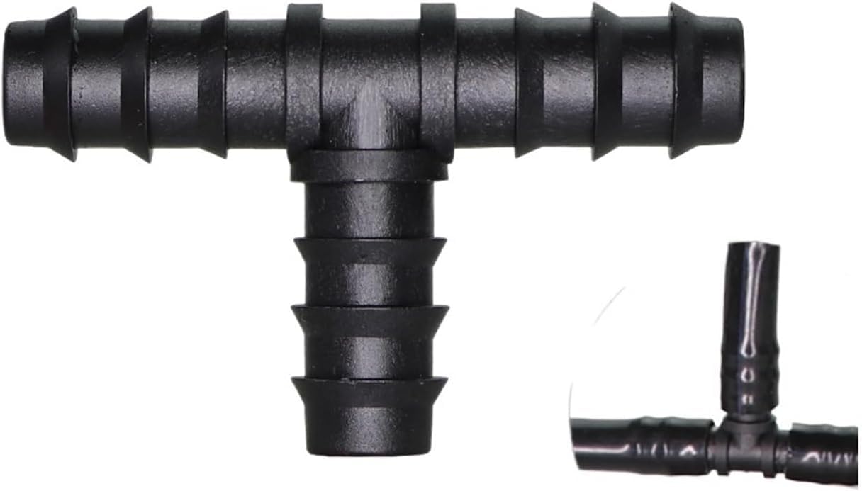 10PCS 16mm Garden Drip Irrigation Connectors for 1/2" PE Tubing(B-10PCS)