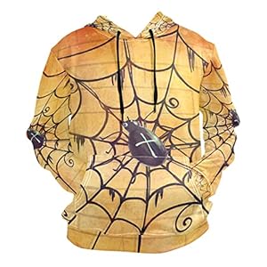 Halloween schattig Spider Ghost Hoodie Sweatshirt voor Jongens Meisjes Trekkoord Pullover Lange Mouwen Hooded