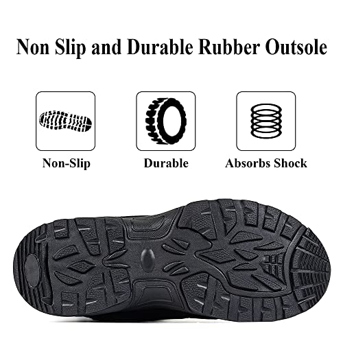 Fw Fran Willor Womens Snow Boots Waterproof Warm Fur Lined Winter Hiking Boot Non-Slip Outdoor High-Top Trekking Trail Shoes #TOP4