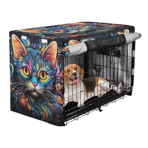 Housse pour cage chien et chat imperméable et résistante aux intempéries