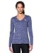 Under Armour Women's Twist Tech Long Sleeve, Europa Purple/Metallic Silver, Medium