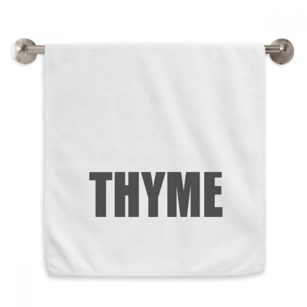 Serviettes débarbouillettes légumes et thym pour une cuisine élégante