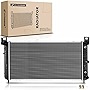 A-Premium Engine Coolant Radiator Compatible with Chevy Silverado, Suburban, Tahoe & GMC Sierra, Yukon & Cadillac Escalade, Automatic Transmission, With TOC, Without EOC, Replace# 15193108, 2423