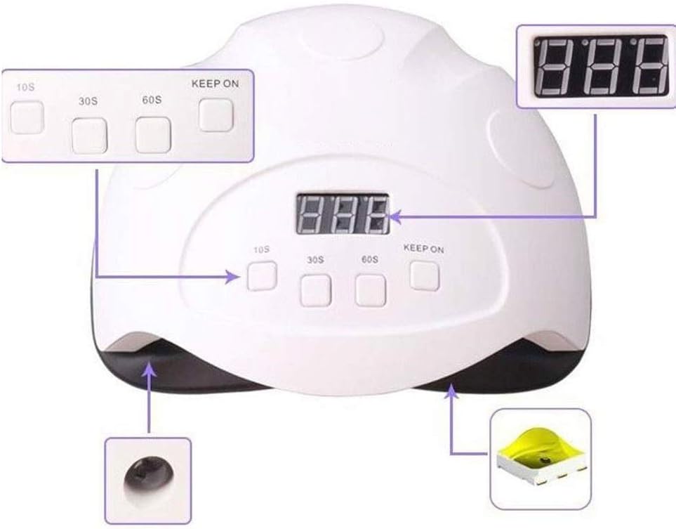 Nail Light,90W Light LED Nail Dryer Fast Curing Lamp for Gel Nail Polish and Toe Nail Curing with Automatic Sensor
