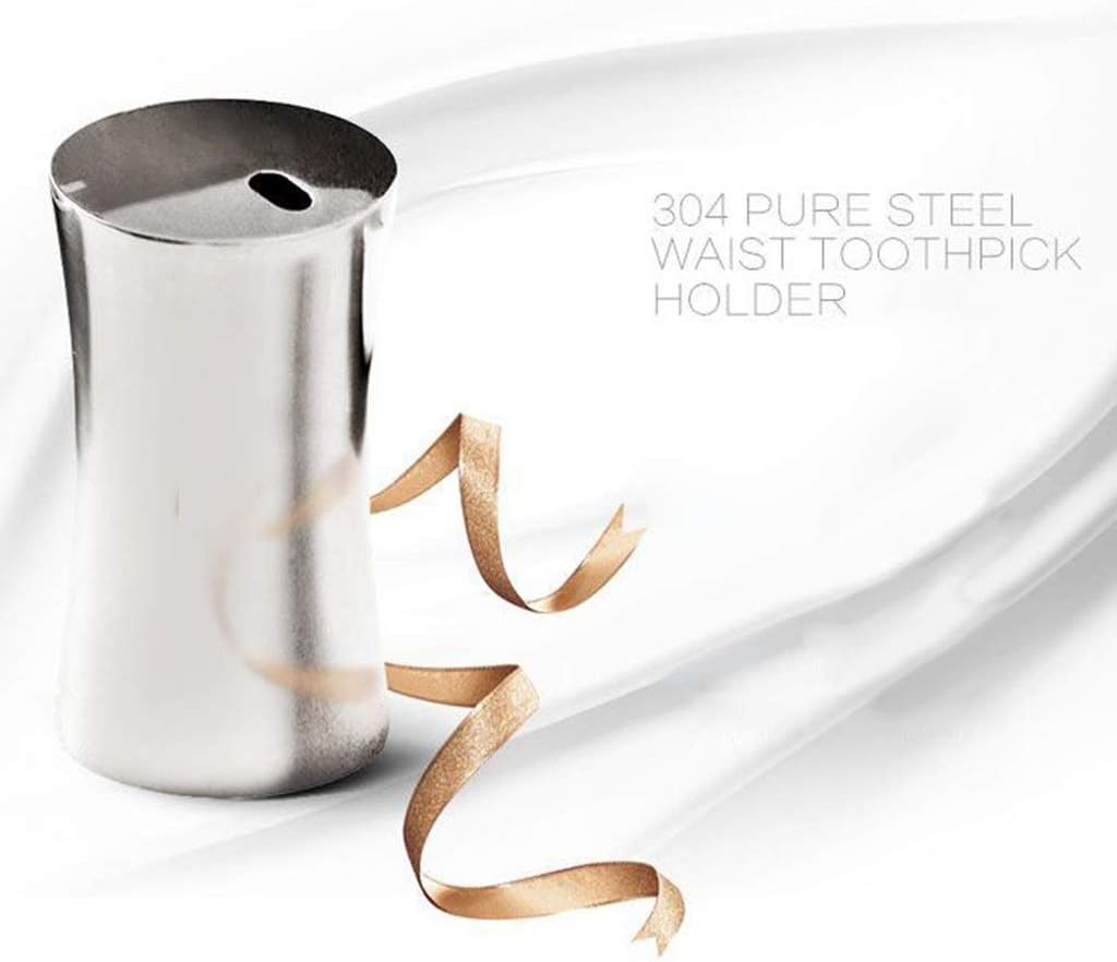 Stainless Steel Toothpick Box, Small Toothpick Holder Dispenser Storage Organizer