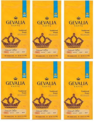 Gevalia Traditional Light Roast Ground Coffee (12 oz Bags (Pack of 6)) image 4