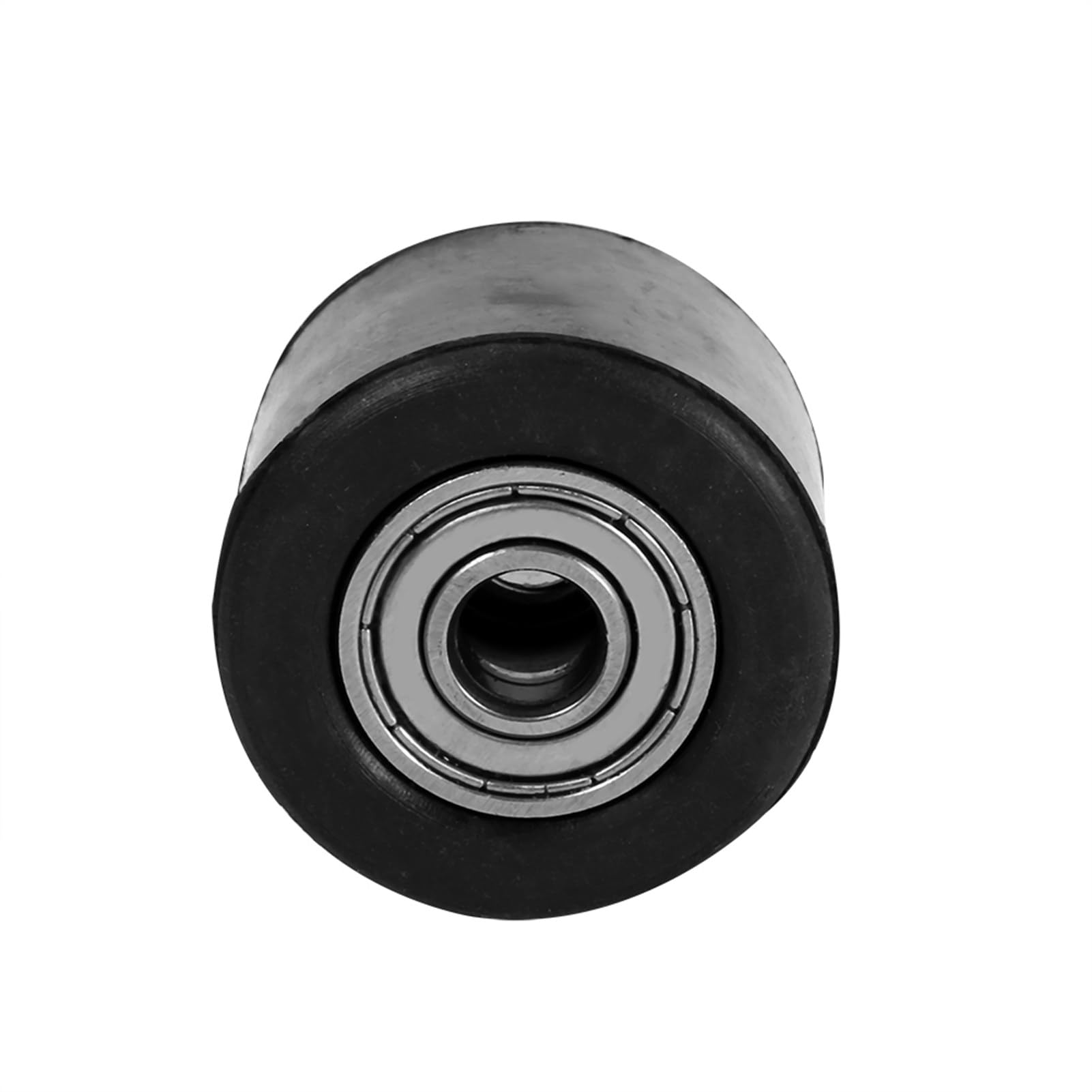 Guía del Tensor del Rodillo de Cadena,8mm Guía de Rueda de Polea Tensora de Rodillo de Cadena de Caucho Hierro,para Motocicleta Mini Bicicleta ATV
