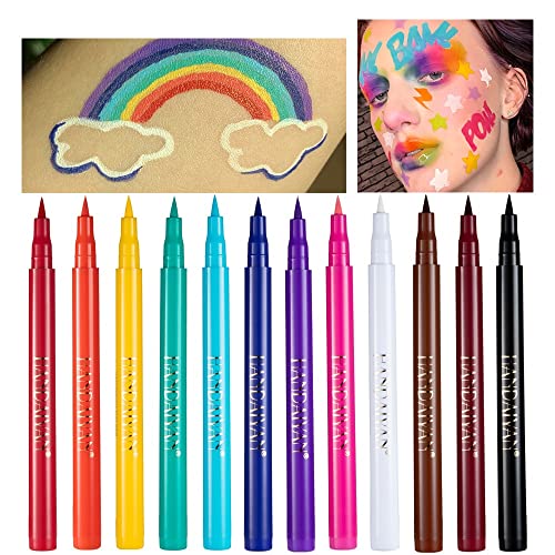 Generic Liquid Vegan Eyeliner, Colorful Neon Eyeliner Pencil, Long-Lasting, Waterproof, Smudge Proof, Sharp Tip, Quick Dry, Easy Cleansing Makeup Gift For Women thumb #2