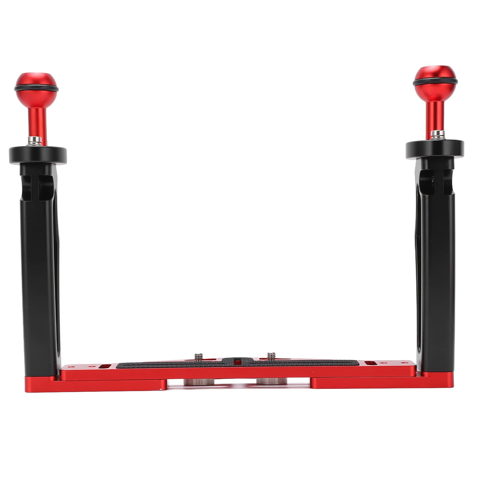 VBESTLIFE Dual Handle Tray Stabilizer Rig, Aluminiumlegierung Tauchen Unterwasser Kamera Gehäuse Tray mit Auslöser, für Unterwasser Balance
