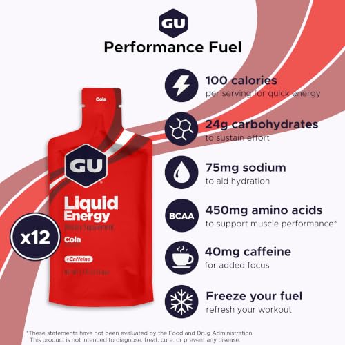 Image of GU Energy, Liquid Energy, Cola - 12 Count