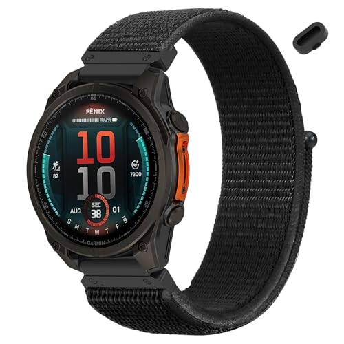 Correa de nylon rápida ajustable 20mm para Garmin miniatura 1