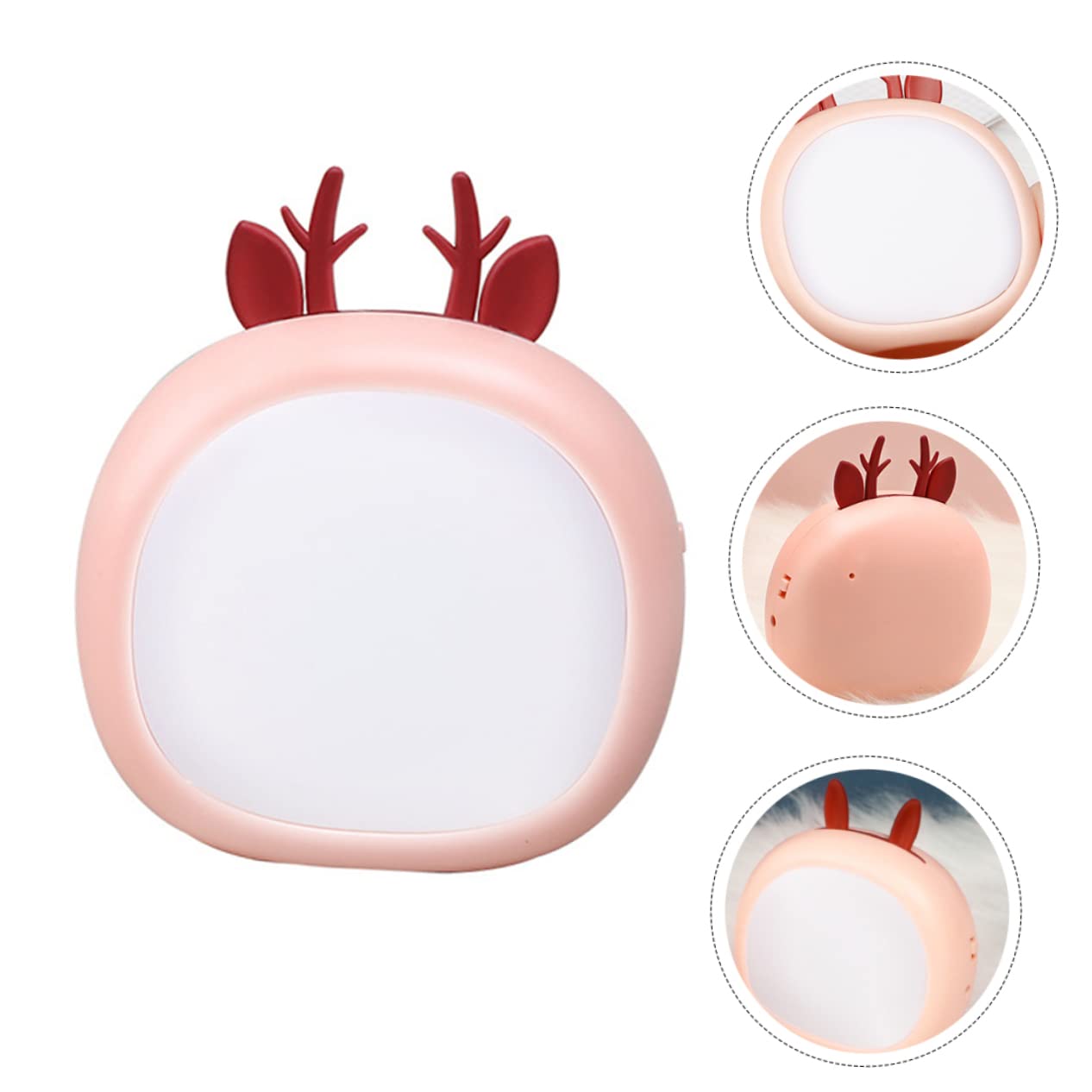 BESPORTBLE 3 Pz caldo giocattolo per bambini lampade scrivania led riscaldamento portatile scaldamani ricaricabile USB scaldamani portatile USB scaldamani ricaricabili luce scaldamani rosa