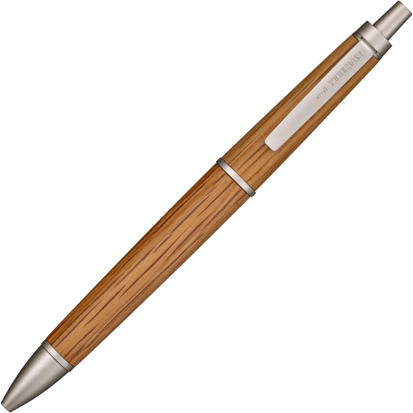 Uni Pure Malt Jetstream Inside Single Ballpoint Pen, 0.5 mm Fine Point, Natural Oak, Black Oil-Based Ink, SXNPM05.70