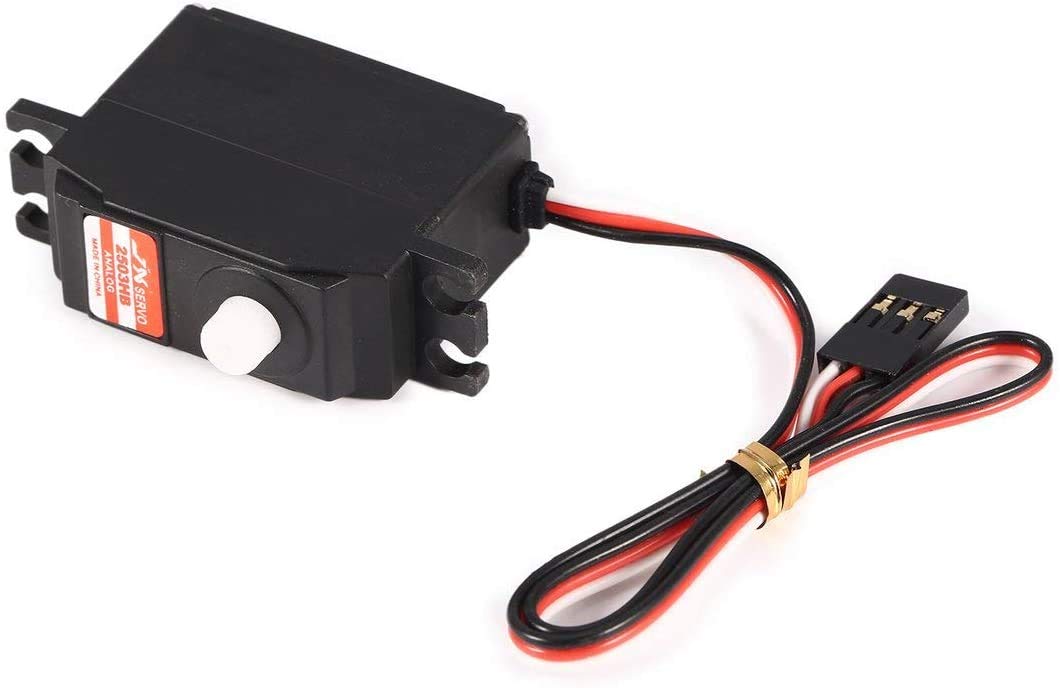 REES52® JX PS-2503HB 4.8V-6V High-Voltage 0.10sec/60 3.35kg Analog Plastic Gear Servo Metal Case for 1/12 RC Car 3
