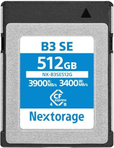 （12:30時点） Nextorage 日本メーカー CFexpress 4.0 Type B 512GBメモリーカード 最大読み出し速度3900MB/s 最大書き込み速度3400MB/s NX-B3SE512G CF express 4.0 typeb ネクストレージ