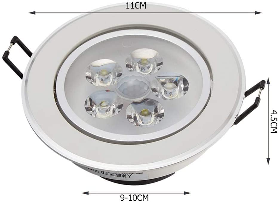 Lámparas de pared de lavado empotradas que solucionan el olvido de luces en el pasillo 5