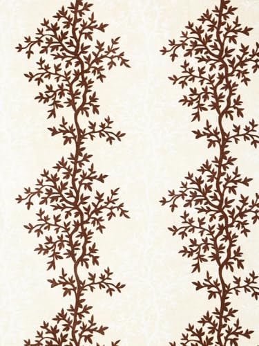 Image of Home Sizzler 2 Pieces Bloom Line Grommet Eyelet Polyester Window Curtains - 5 Feet, Coffee Brown