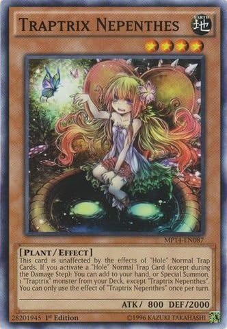 YU-GI-OH! - Traptrix Nepenthes (MP14-EN087) - Mega Pack 2014-1 Edición - Común