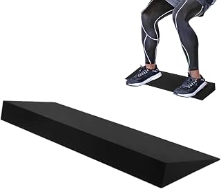 Yoga Wedge - EVA Muscle Stretching, Squat Wedge Yoga Fitness, Athletes Seniors Beginners Workout, Enthusiasts Studio Home Gym, Dorm Living Room, Slant Board Calf Raiser, Firm Support Blue