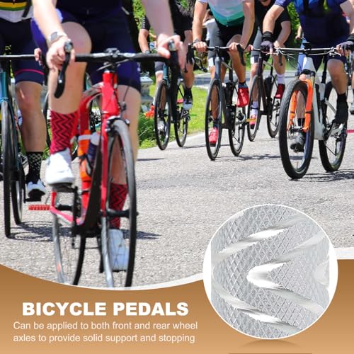 image for PATIKIL Bike Pegs Fit 3/8 Inch Axles, 2 Pack Aluminum Alloy Anti-Skid 