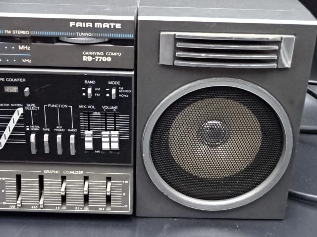 Amazon.co.jp: レトロ ラジカセ FAIR MATE RD-7700 メタル フル