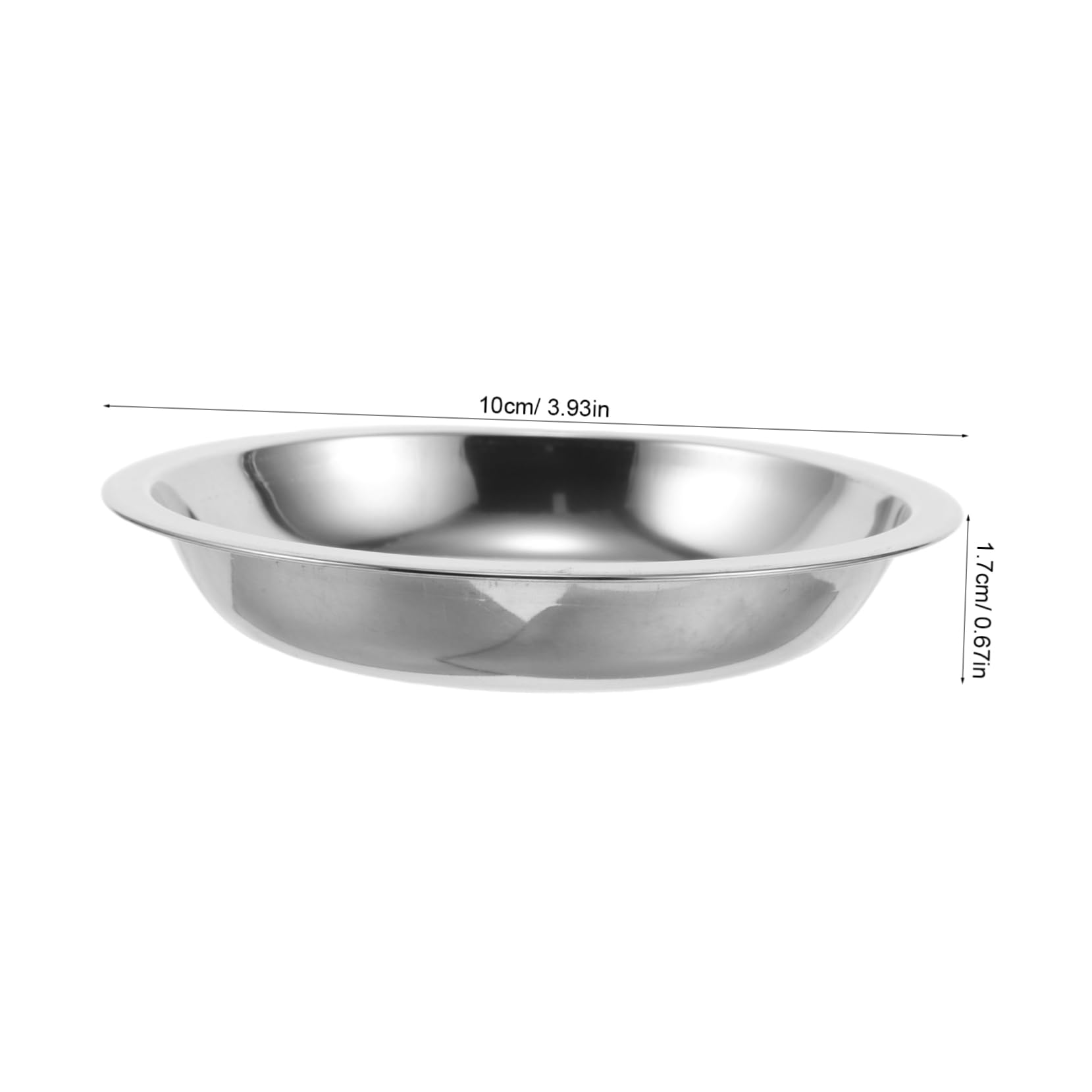 BESTonZON Accurate Lab Scale Trays 4pcs Metal Weighing Pans Jewelry Scale Pans Stainless Steel Nonmagnetic Industrial Use