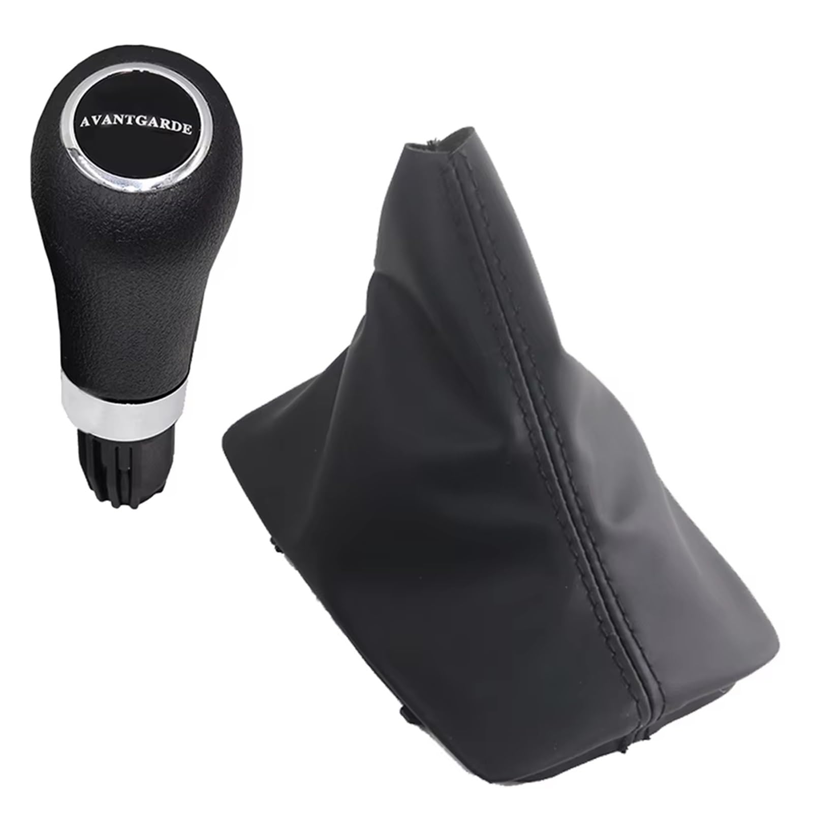 Cqrbne Avantgarde Set Car Gear Lever Knob For Benz E C For Glk Class For Amg W204 X204 C204 C300 W207 W212 Automatic Gear Shift Knob Gaiter Boot Cover Gear Shift Knob Handle(Avantgarde Set)