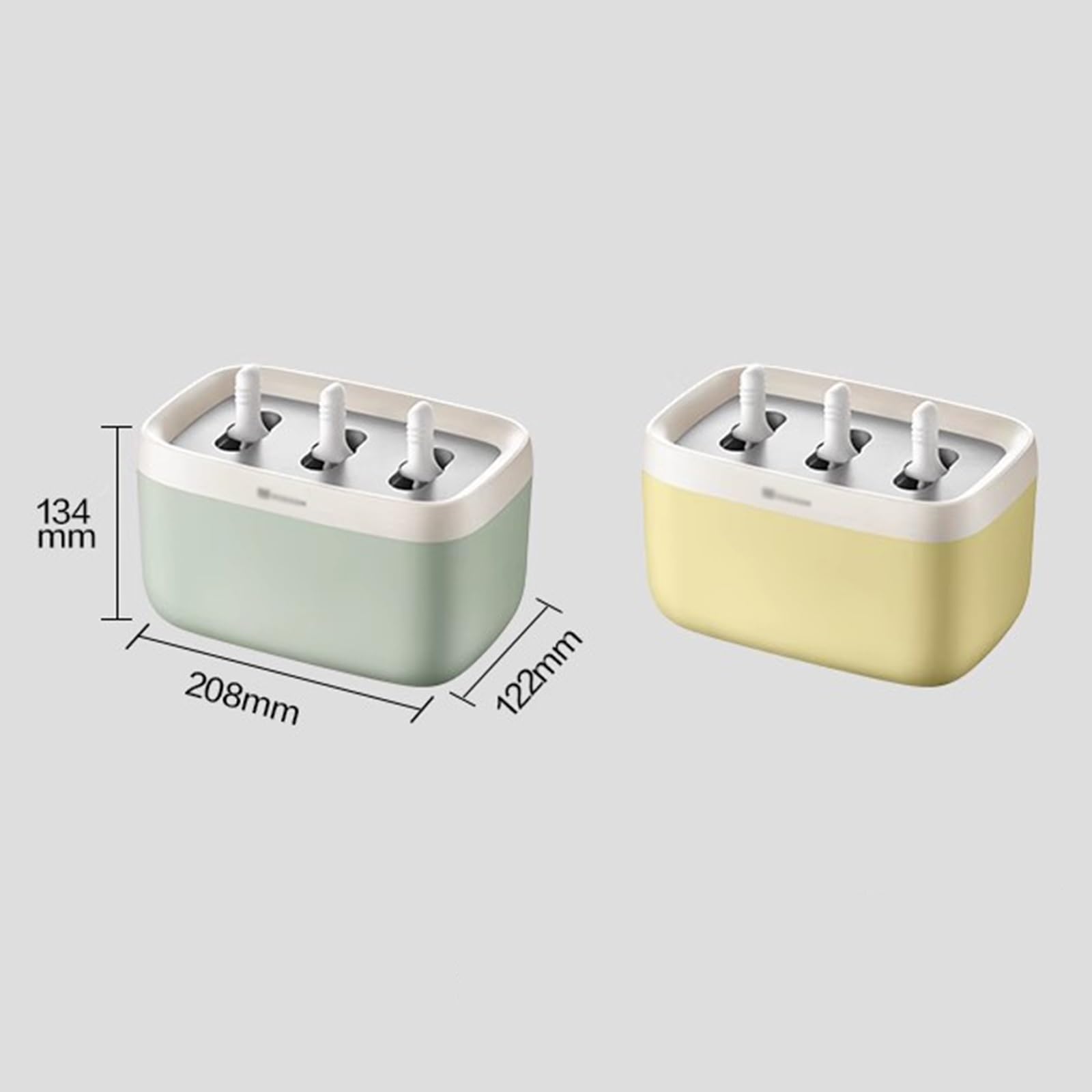 Ice Cream Maker Popsicle Maker Household Small Children's Ice Cream Maker Homemade Popsicle Maker Mini Popsicle Mold Table Top Ice Cream Machine,Fun Kitchen Appliance (A)