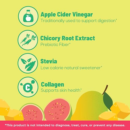 Image of Jans Sparkling Prebiotic with Collagen Soda Beverage - Pink Guava & Mango 8.4 Fl Oz (6-Pack) - Low Calorie, NO Added Sugar, Non-GMO Sparkling Fruit Beverage, Gut Health Support