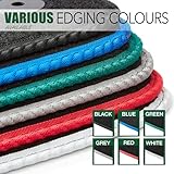 GCM - Car Floor Mats for BMW 1 Series F40 Hatch 2019 To Present Full Coverage Floor Protection - Anti Slip & Fit Car Mat with Clips Easy to Clean Car Carpet for All-Weather- Black Edging, Carpet - Image 5