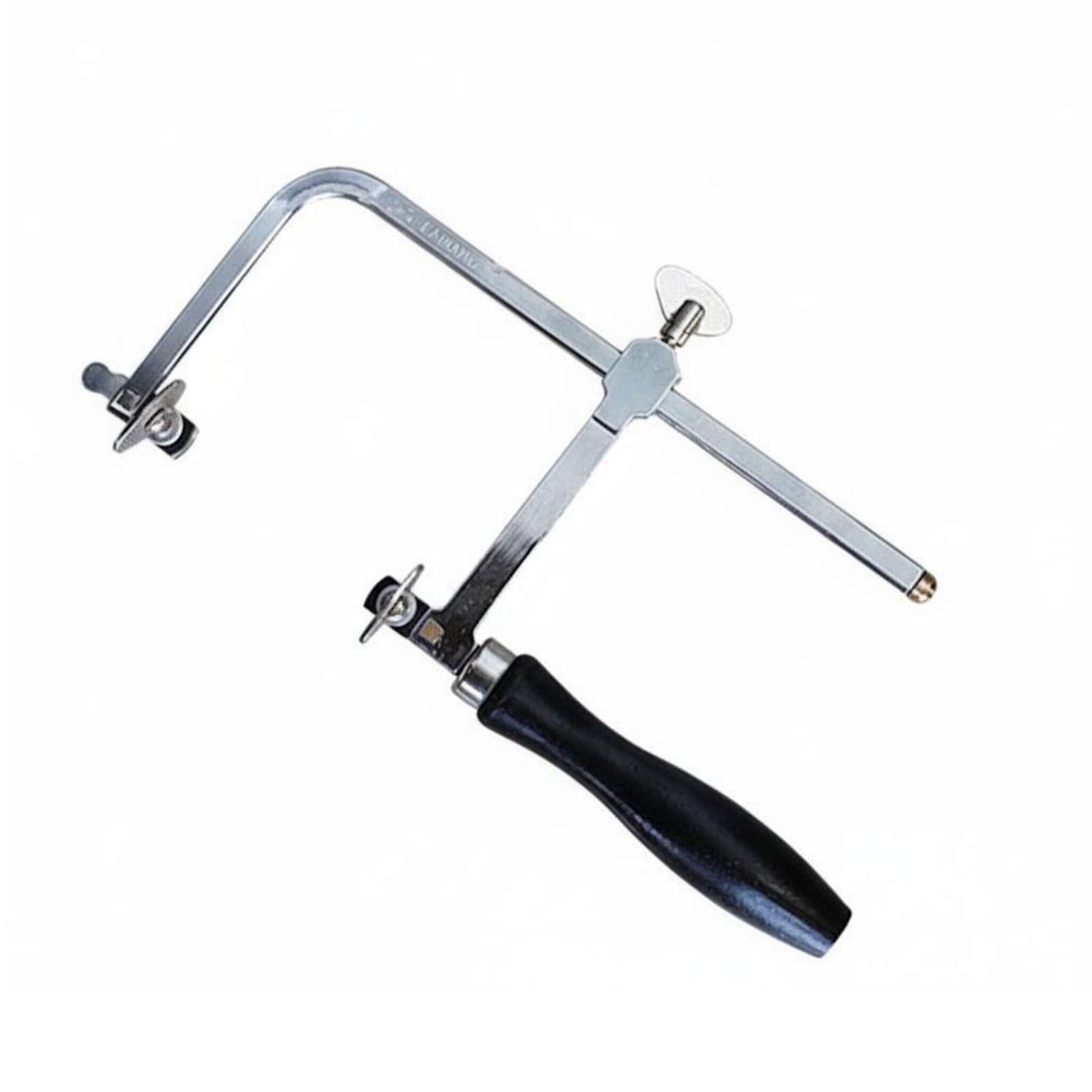 rockible Scie Bocfil Ajustable Scie de Scie à Main Archet de Coupe Outil Ergonomique en Métal et Bois pour Précision Argent Cuivre Bois Acier Inoxydable