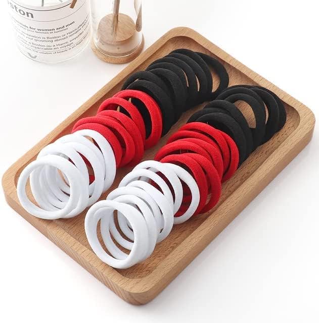 Accessorize Kingdom Hair Ties, Cotton Textured Ponytail Holders