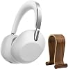Sony 1000X THE COLLEXION Audífonos Inalámbricos con Cancelación de Ruido - Platino WH1000XX/W Paquete con Soporte de Exhibición de Madera Deco Essentials para Audífonos y Sostenedor de Escritorio Seguro 1