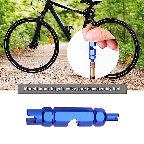 YINETTECH 2PCS Valve Core Remover Tool for Schrader Presta Aluminium Alloy Valve Extender Tire Repair Tool Valve Wrench for Bike Car Bicycle Motorcyle Tyre - Image 2