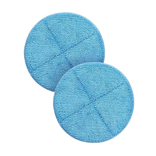 モップクロスパッド2枚、BOBOT対応、モップクリーニングパッド 家電部品クリーニングクロス(Blue 2PCS)