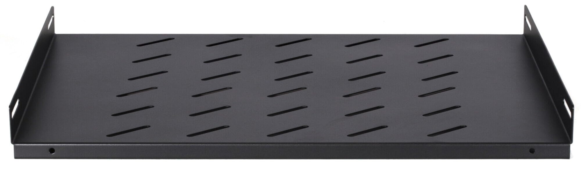 19 Pouces Étagère pour Baie Murale de 600 mm de Profondeur - 1U - Noir
