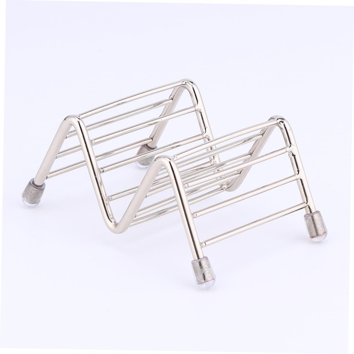 Cabilock 2 Series Soporte De Tacos Inoxidable De Servir Tortillas Estable Lavable Uso Casa Restaurantes 2 Piezas*2