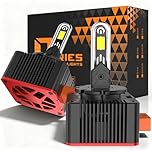 JinDot D3S D3C D3R LED Lampadine 38000LM 900% Luminosità Plug and Play Sostituire Kit OEM HID Abbagliante e Anabbagliante, 2 Lampade