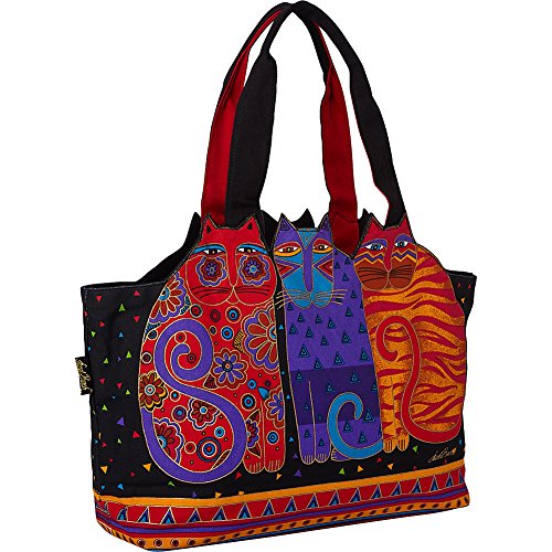 Bolso tote negro para mujer miniatura 4