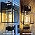 PARTPHONER Modern Outdoor Light Fixtures Dusk to Dawn Outdoor Lighting 2 Pack, 15" Exterior Wall Sconce Waterproof Porch Light, Outside Lamp for House with Water Glass for Garage Doorway