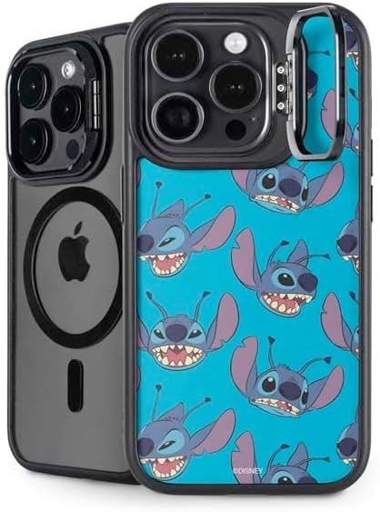 Skinit Kickstand Phone Case Compatible with iPhone 15 Pro Max - Officially Licensed Disney Lilo and Stitch Stay Weird Design