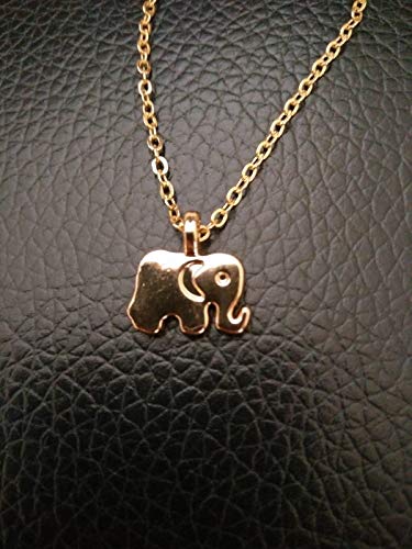 Collana con ciondolo a forma di elefante, con