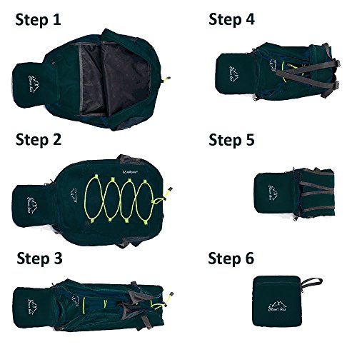 Clever Bees Outdoor Water Resistant Hiking Backpack, Black #TOP5