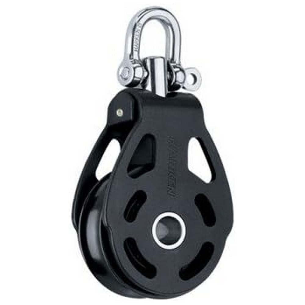 HARKEN Bozzello da Crociera ESP Singolo Girevole Puleggia 75mm per scotta 19mm