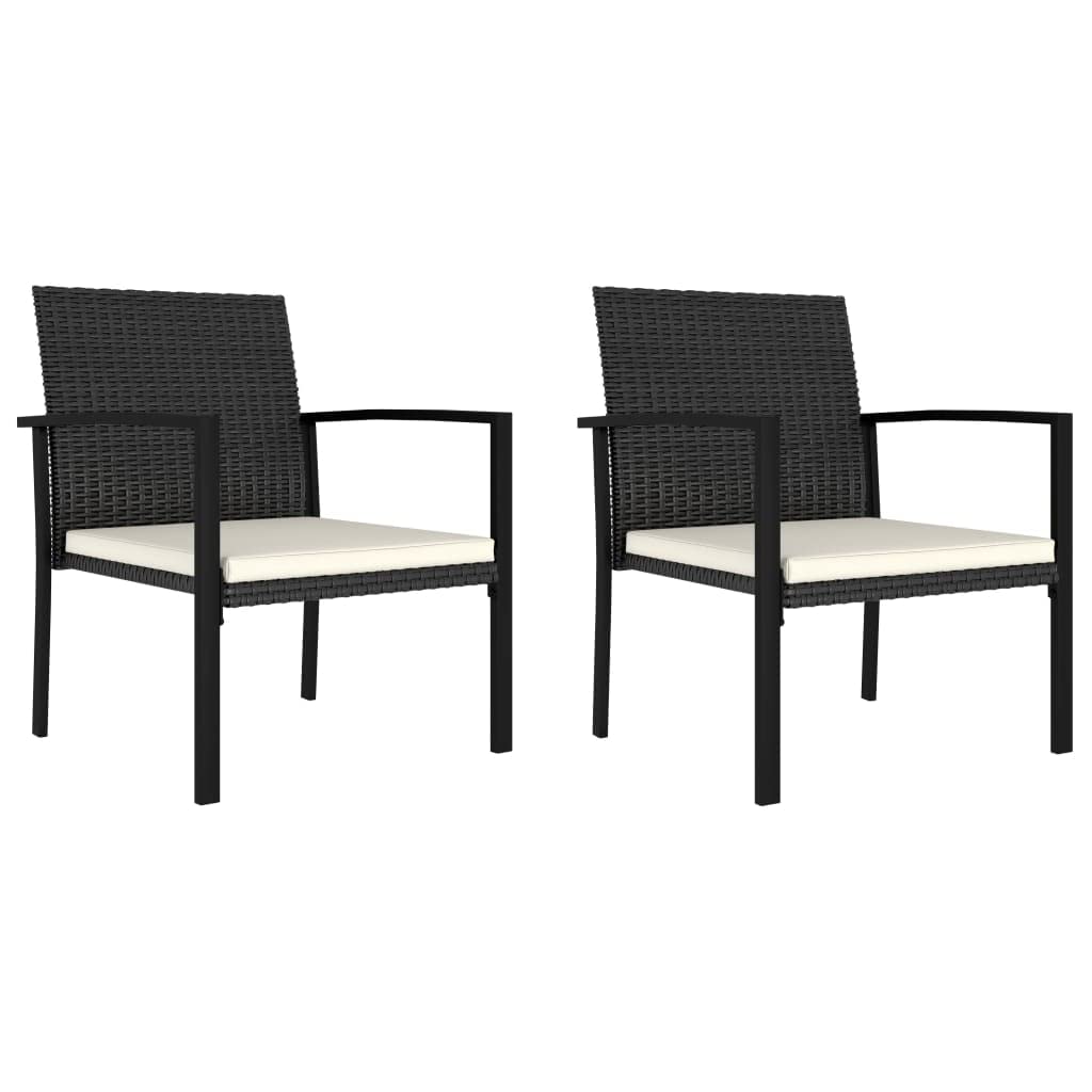 Chaises de jardin en résine tressée confortables avec coussin pour remplacer vos sièges usés