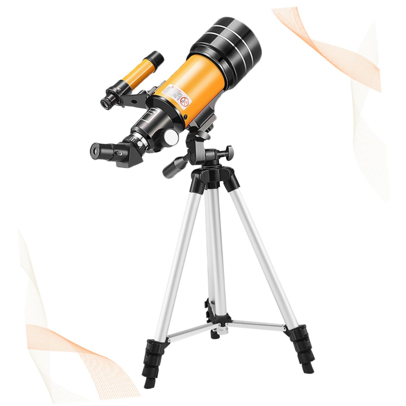 NUOBESTY 1 Pezzo Telescopio Astronomico con Treppiede Regolabile Visibilità Notturna per Osservazioni Spaziali e Pianeti Accessori