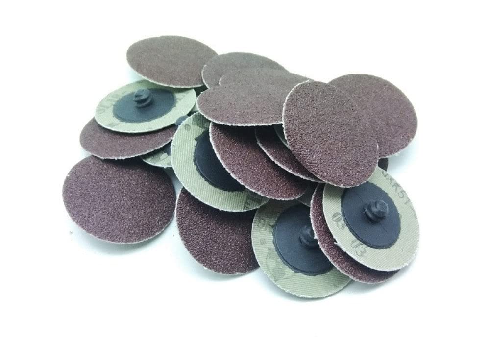 50 Stück 50 mm Schleifscheibe für Roloc Polierpadplatte 2 Quot; Schleifpapier Scheibe Schleifscheibe Schleifwerkzeuge 36-320#, 180#